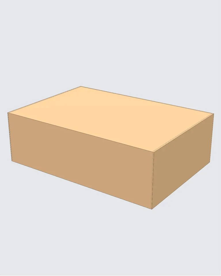 Caja de envío de cartón kraft